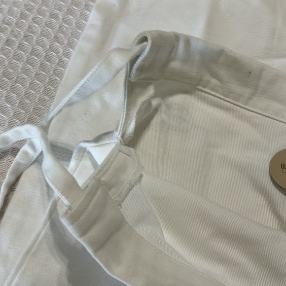 Polo Jeans Ralph Lauren Womans Drawstring White Potato Sak Jeans - Picture 5 of 8